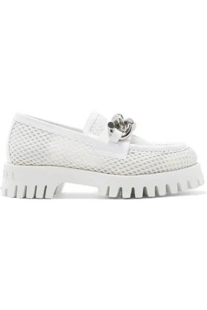 Casadei Sko, Dame, Hvid, 41 EU, Nylon, Mesh Loafers