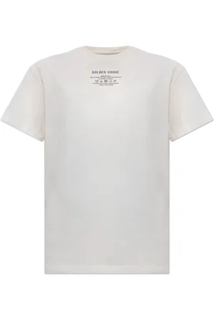 Golden Goose Top, Dame, Hvid, XS, Bomuld, T-shirt med print