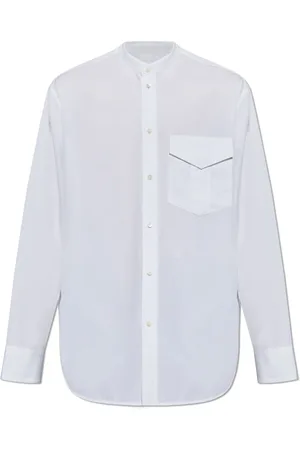 Jil Sander Skjorte, Herre, Hvid, M, Bomuld, Skjorte med lomme