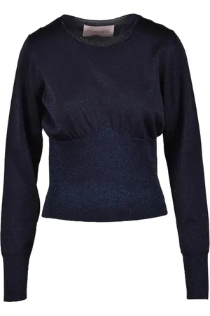 CIRCUS HOTEL Strik, Dame, Blå, M, Polyester, Maglia