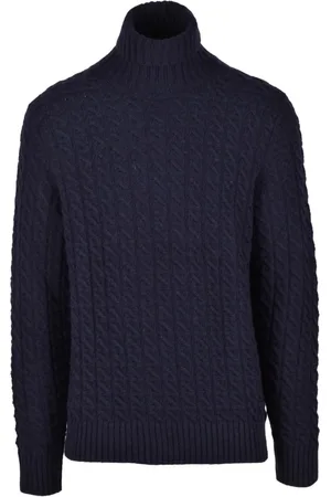 ZANONE Strik, Herre, Blå, 2XL, Uld, Ren Uld Strik Trøje