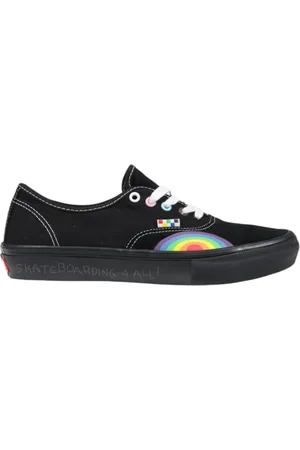 Vans Sko, Dame, Sort, 40 1/2 EU, Læder, Suede Læder Damesko Efterår/Vinter Kollektion