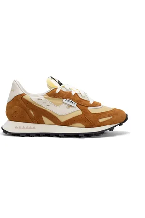 RUN OF Sko, Herre, Brun, 43 EU, Læder, Sneaker Buttery M