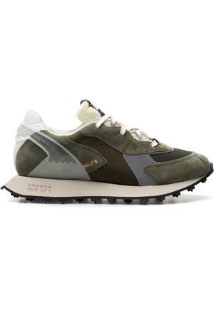 RUN OF Sko, Herre, Flerfarvet, 42 EU, Læder, Sneaker Military M
