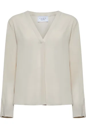 Kaos Bluser & Skjorter, Dame, Gul, S, Uld, Stilfulde Skjorter Samling