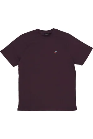 DOLLY NOIRE Top, Herre, Lilla, L, Bomuld, Naturdomæne Lilla Støv Tee