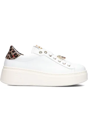 Gio+ Sko, Dame, Hvid, 36 EU, Læder, Hvide Læder Sneakers Pia