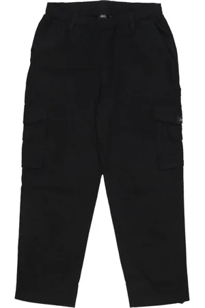 DOLLY NOIRE Bukser, Herre, Sort, L, Bomuld, Sort Ripstop Cargo Bukser