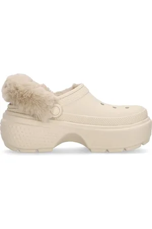 Crocs Sko, unisex, , 36 EU, Uld, Stomp Foret Træsko Stucco