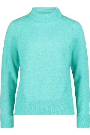 Betty Barclay Strik, Dame, Blå, 2XL, Elegant Striktrøje med Rhinsten