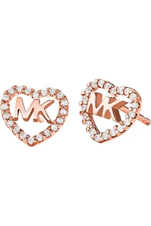 Michael Kors Tilbehør, Dame, Lyserød, ONE SIZE, Uld, Dame Øreringe Rosaguld