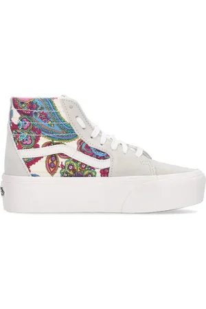 Vans Sko, Dame, Flerfarvet, 36 1/2 EU, Uld, Paisley Bloom High-Top Sneaker
