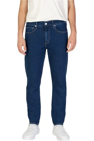 Calvin Klein Jeans, Herre, Blå, W30 L32, Bomuld, Herre Jeans Efterår/Vinter Kollektion