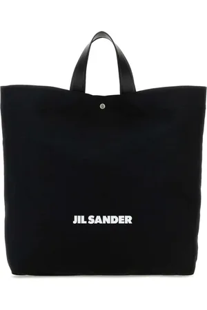 Jil Sander Taske, Dame, Sort, ONE SIZE, Bomuld, Canvas Shopping Bag
