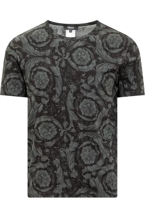 VERSACE Top, Herre, Sort, 3XL, Uld, Herre undertøj T-shirt kollektion