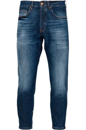 Don the Fuller Jeans, Herre, Blå, W35, Denim, Seoul Denim Jeans Løs Pasform Tapered Ben