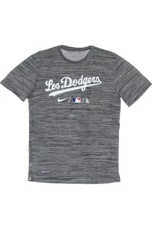 Nike Top, Herre, Grå, XL, Polyester, Dodgers Baseball Træning Tee City Connect