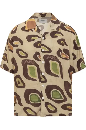 BONSAI Skjorte, Herre, Flerfarvet, S, Bowling Skjorte Oversized Fit