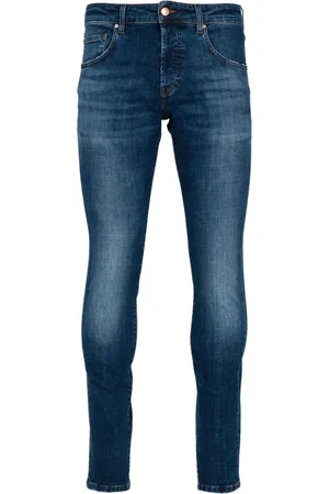 Don the Fuller Jeans, Herre, Blå, W35, Denim, Slim Fit Denim Jeans