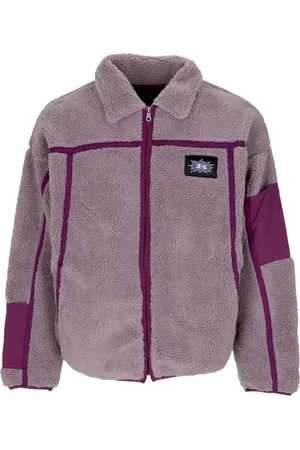 Huf Jakke, Herre, Lilla, M, Uld, Lilla Sherpa Jakke med Mesh Foring