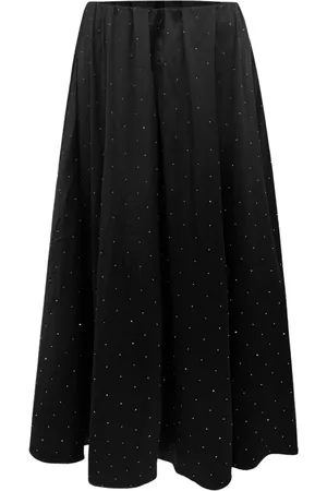 Liberté Nederdel, Dame, Sort, L, Satin, Sort Diamant Satin Nederdel