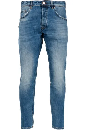 Don the Fuller Jeans, Herre, Blå, W32, Denim, Denim Fem-Lomme Bred-Ben Jeans