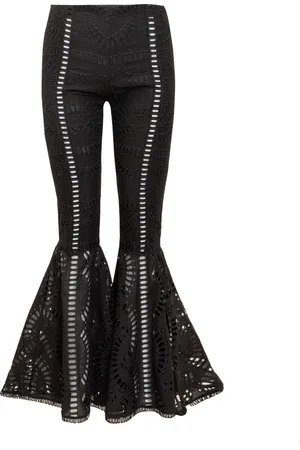 CHARO RUIZ IBIZA Bukser, Dame, Sort, XS, Uld, Stilfulde Trouser Trouk til Mænd