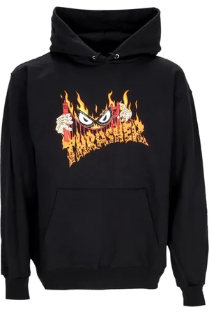 Thrasher Sweathshirts & Hoodies, Herre, Sort, S, Bomuld, Sort X Neckface Hættetrøje Herre
