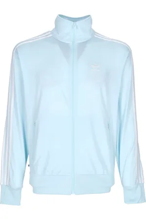 adidas Sweathshirts & Hoodies, Herre, Blå, XL, Uld, Blå Firebird Track Jacket med Lynlås