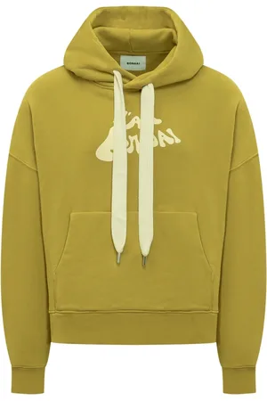 BONSAI Sweathshirts & Hoodies, Herre, Grøn, M, Uld, Snørehætte