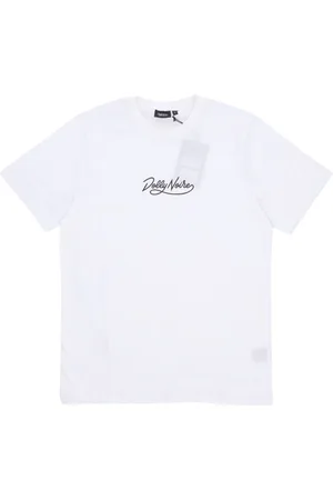 DOLLY NOIRE Top, Herre, Hvid, M, Bomuld, Hvid Mænds Kortærmet T-shirt