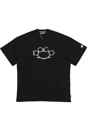 IUTER Top, Herre, Sort, XL, Bomuld, Sort Logo Tee Club Dogo