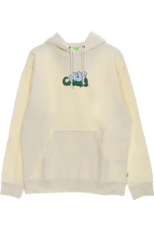Huf Sweathshirts & Hoodies, Herre, Hvid, L, Bomuld, Drage Hættetrøje Off Langærmet