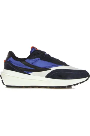 Fila Sko, Herre, Blå, 44 EU, Nylon, Marineblå Lavtop Sneaker Snørelukning