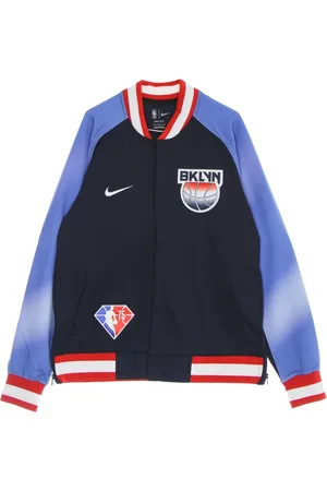 Nike Jakke, Herre, Flerfarvet, XL, Polyester, Brooklyn Nets Letvægts V-hals Sweatshirt