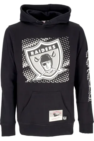 Mitchell & Ness Sweathshirts & Hoodies, Herre, Sort, L, Bomuld, Oakland Raiders NFL Big Face Hoodie