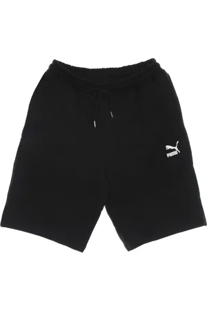 PUMA Shorts, Herre, Sort, M, Bomuld, Sort Lang Linje Træning Bund Letvægts