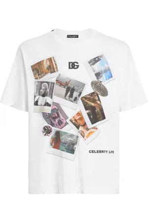 Dolce & Gabbana Top, Herre, Hvid, L, Optisk Hvid T-Shirt