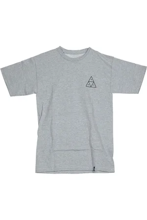 Huf Top, Herre, Grå, XL, Bomuld, Grå Heather Herre Tee Kortærmet