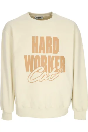 Caterpillar Sweathshirts & Hoodies, Herre, , S, Bomuld, Letvægts Crewneck Sweatshirt Arbejder Biscuits