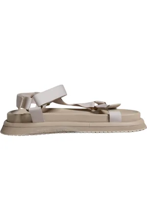 Dolce & Gabbana Sko, Herre, , 44 EU, Læder, Læderremssandaler med Gummi