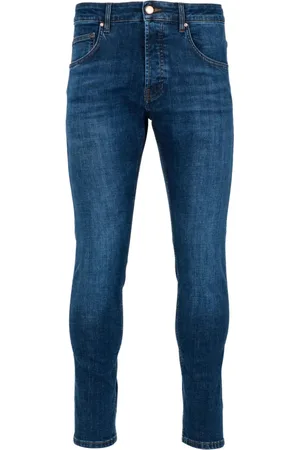 Don the Fuller Jeans, Herre, Blå, W32, Denim, Denim Fem-Lomme Bred-Ben Jeans