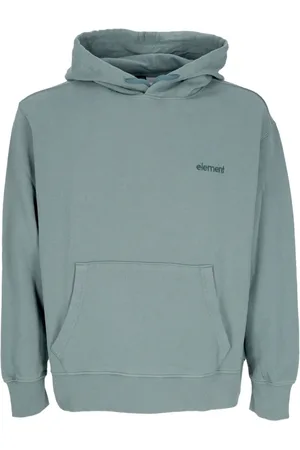 Element Sweathshirts & Hoodies, Herre, Blå, XL, Bomuld, Blå Letvægts hættetrøje med kængurulomme