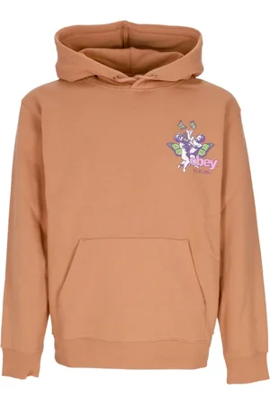 Obey Sweathshirts & Hoodies, Herre, Brun, L, Bomuld, Kærlighed Premium Hættetrøje Herre Hoodie