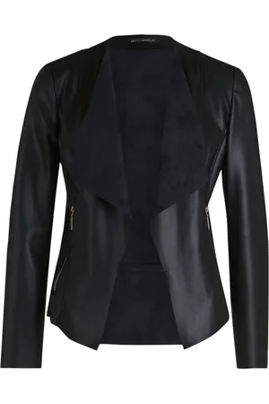 Betty Barclay Jakke, Dame, Sort, M, Vandfalds Blazer Jakke