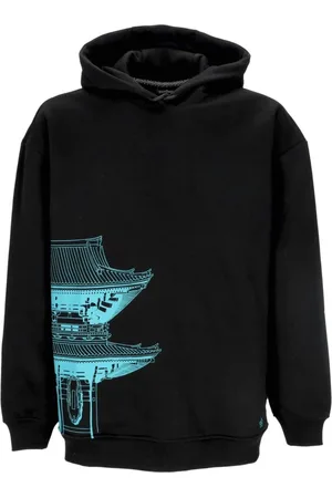 DOLLY NOIRE Sweathshirts & Hoodies, Herre, Sort, XL, Bomuld, Tokyo Over Hoodie Sort Herre
