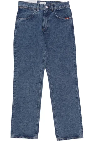 AMISH Jeans, Herre, Blå, W32, Denim, Denim Herrejeans med Lige Ben