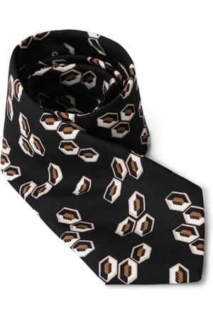Giorgio Armani Tilbehør, Herre, Sort, ONE SIZE, Sort silkeslips