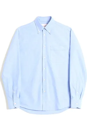 VALENTINO GARAVANI Skjorte, Herre, Blå, 2XL, Uld, Stilfuld skjorte med unikt design