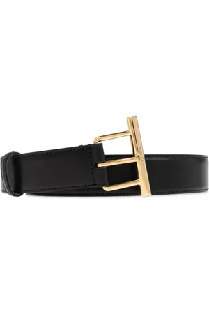 Alexander McQueen Tilbehør, Dame, Sort, 85 CM, Læder, Læderbælte
